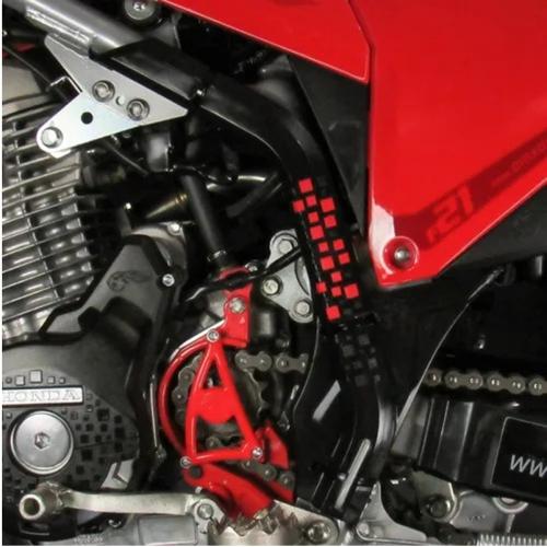 Protetor de Quadro Defender CRF250F Amx Preto/Vermelho