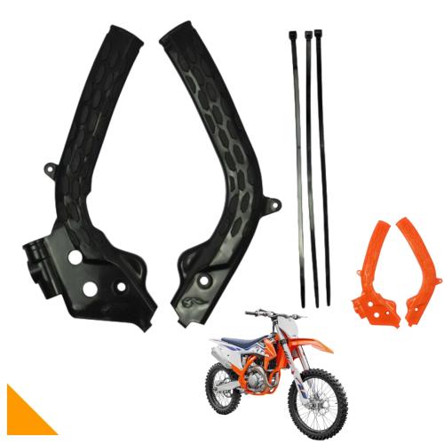 Protetor de Quadro KTM 2T/4T (Enduro 20-22) (Cross 19-22) Preto