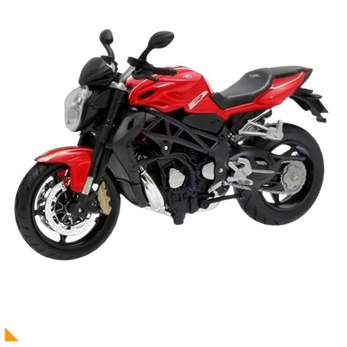 Miniatura Moto MV Agusta Brutale 1090 R-Vermelha/Preta-Maisto-1:12