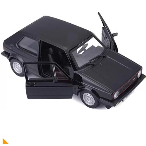 Volkswagen Golf Gti Mk1 1979 Preto 1:24 - Burago