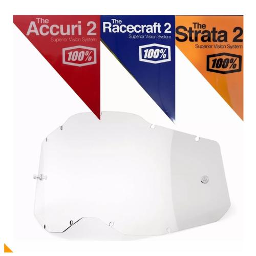 Lente Pra Óculos 100% Strata/ Accuri/RaceGraft Geração 02