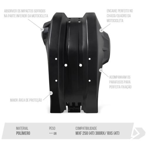 Protetor Do Motor Mxf 250 4t 300rx/rxs 4t Biker
