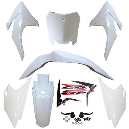 Kit Plástico Avtec CRF 230 Honda Com Number e Adesivo - Modelo 2015