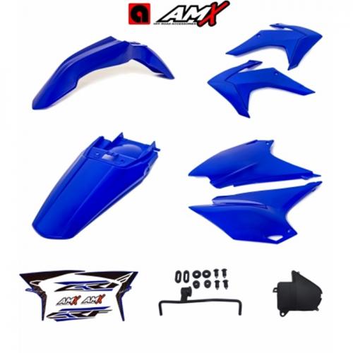 Kit Plástico CRF 230 AMX Azul Sólido 